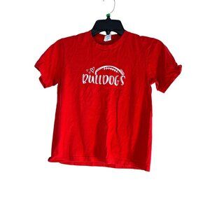 Port Co Girls Graphic Tee Georgia Bulldogs Red Size S